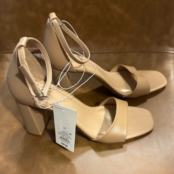 a new day Shoes - A New Day Tan Shelly Heels Women's